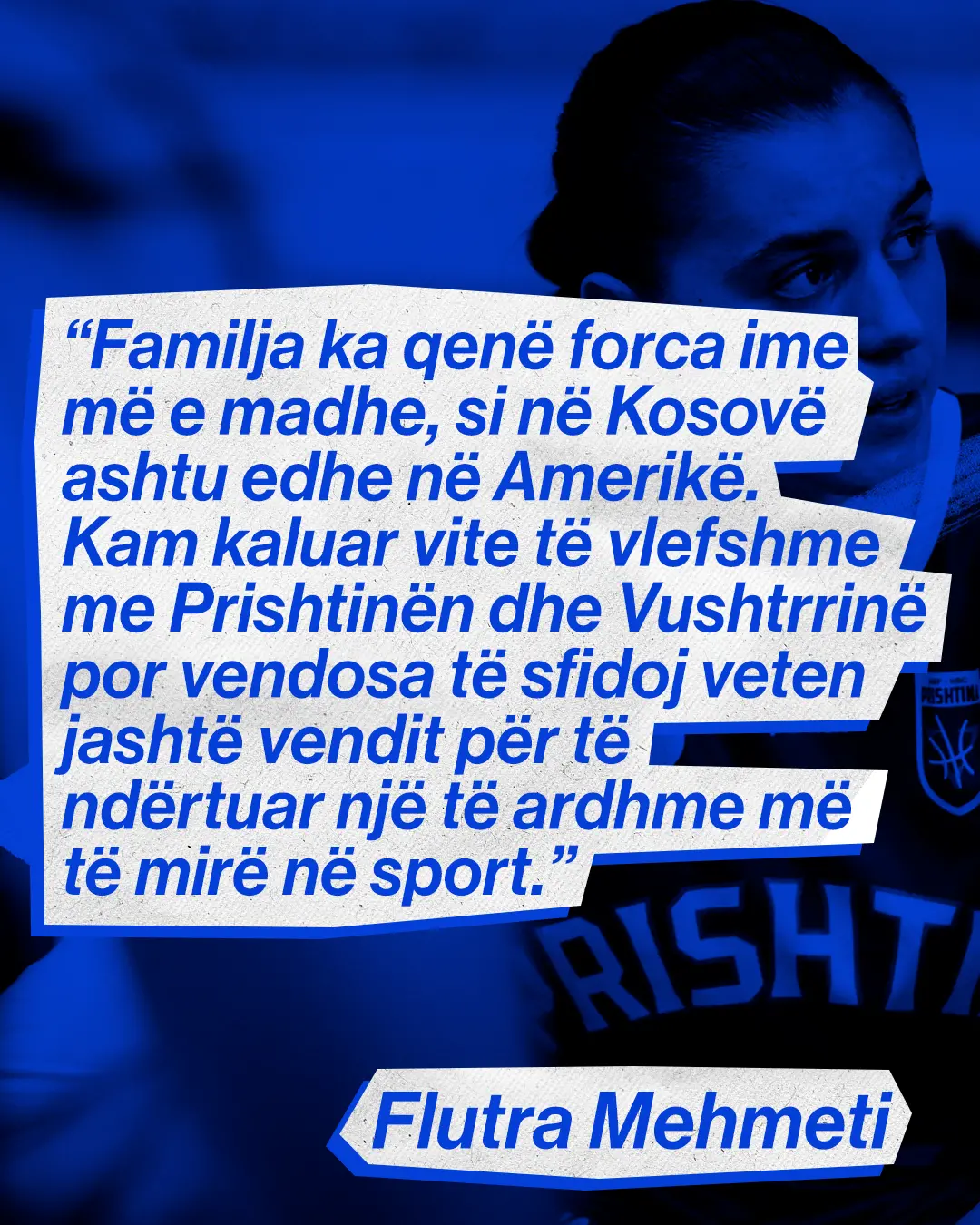 Flutra Mehmeti po ndjek ëndrrën – drejt kolegjit, karrierës në SHBA